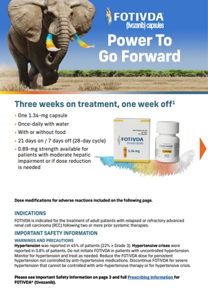Healthcare Professional Resources - FOTIVDA Dosing Guide